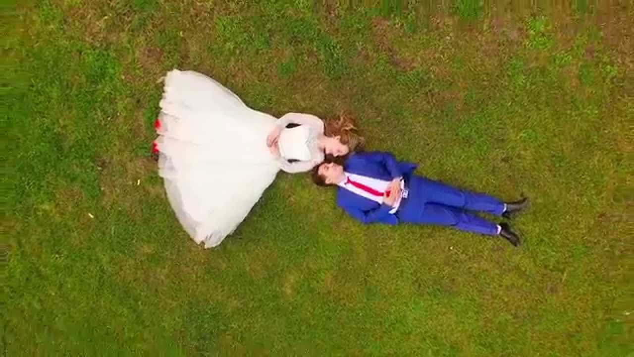 Съемка свадьбы с квадрокоптера